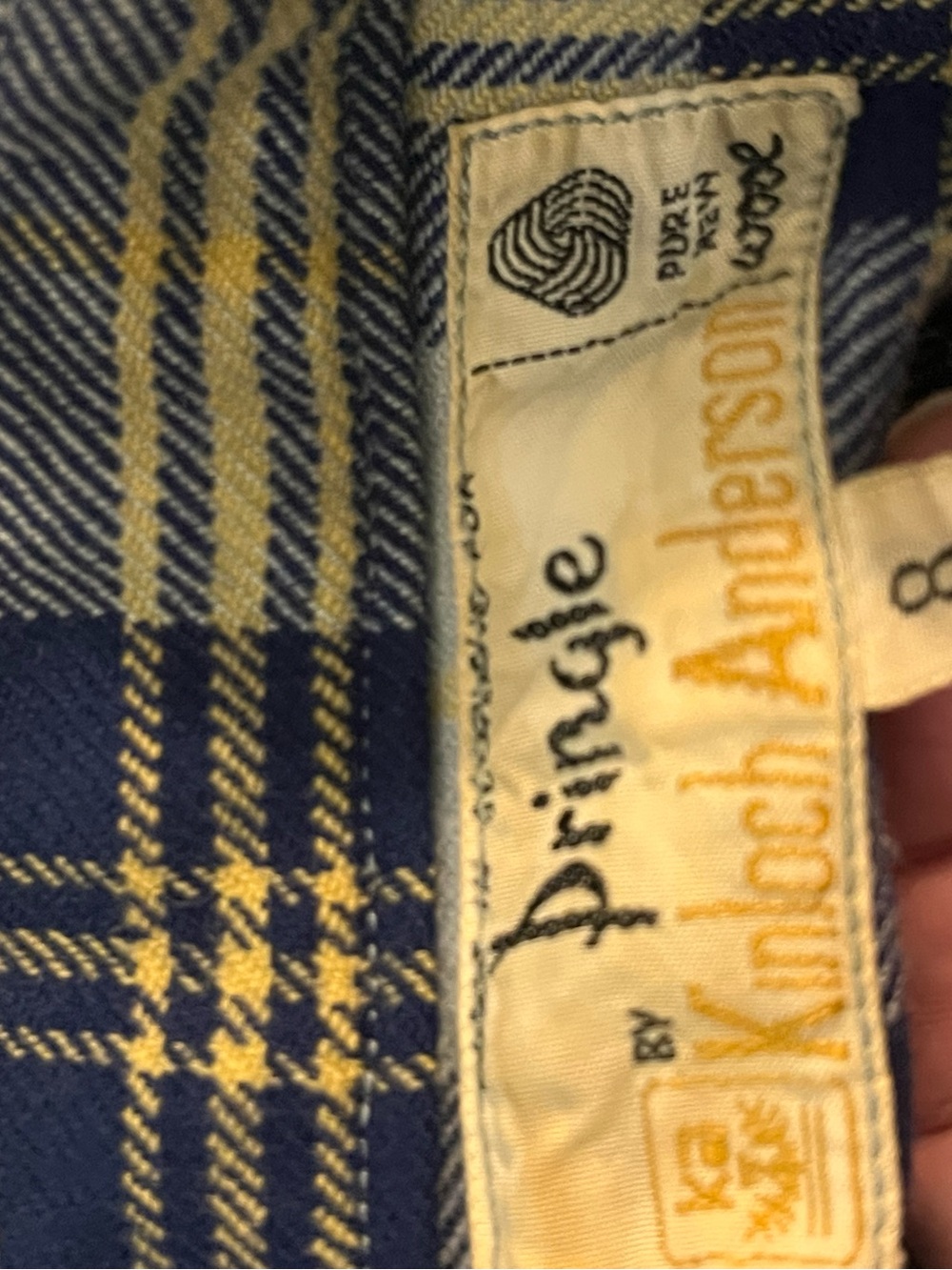 Vintage Pringle Scotland Plaid Check Wool Heritage Skirt/Kilt Leather Buckle 00 - Picture 6 of 8